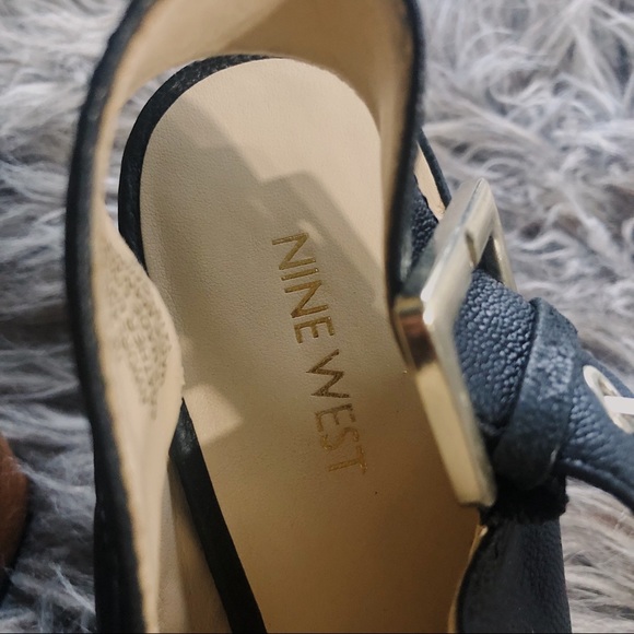 Nine West Buckled Peep-toe Booties - Picture 7 of 10